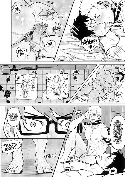 Shinra from Fire Force Gets His Gay Ass Fucked by theCaptain - 43 Erotic Comics Pics