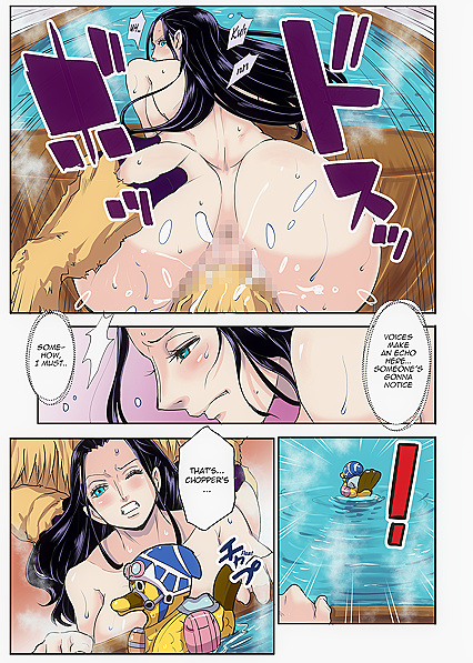 Chopper from One Piece Goes Wild Fucking Robin with His Beast Cock - Sex Comics