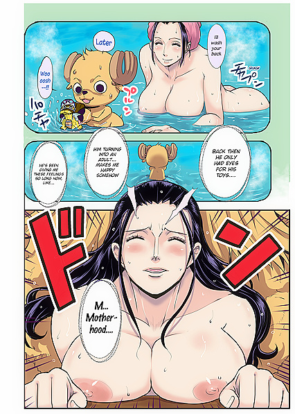 Chopper from One Piece Goes Wild Fucking Robin with His Beast Cock - Sex Comics