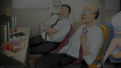 Busty Secretary Gets Fucked Daily by Pervy Businessmen in Office Sex Comics