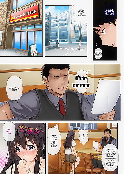 Fast Food Boss Steals Virginity of Anime Girl 18+friend in NTR Manga Adventure