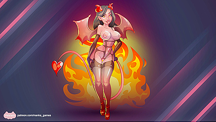 Naughty Nun and Seductive Succubus Heat Things Up in Manka Games Art