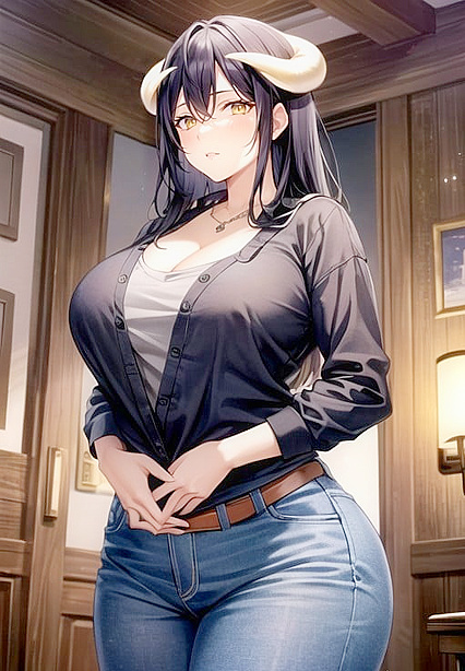 Albedo from Overlord Takes Control in Mature Hentai Picture