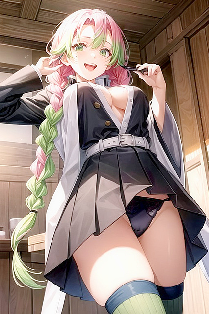 Bottom-Up Picture in Mini Skirts and Underpants – Steamy Hentai Images