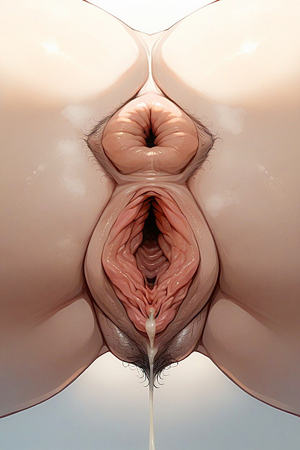 Best View of Gigantic Gaped Asshole After  Hentai Sex Ai Hentai Image