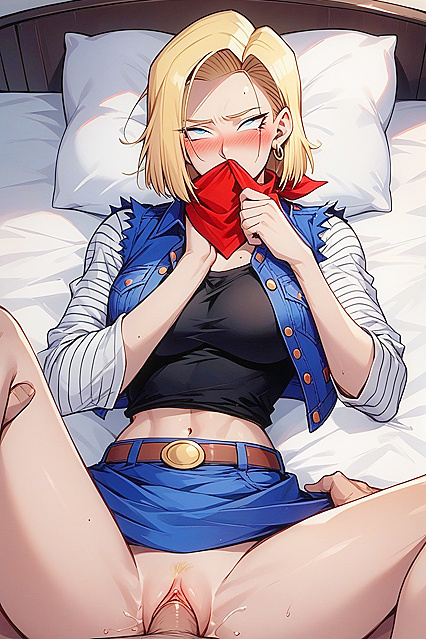 Blushing Girl 18+'s Skirt Lifted for  Hentai Penetration Picture