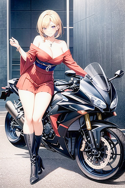 Beautiful Girl 18+s in Voluminous White Skirts and Black Boots Heat up Hentai Images