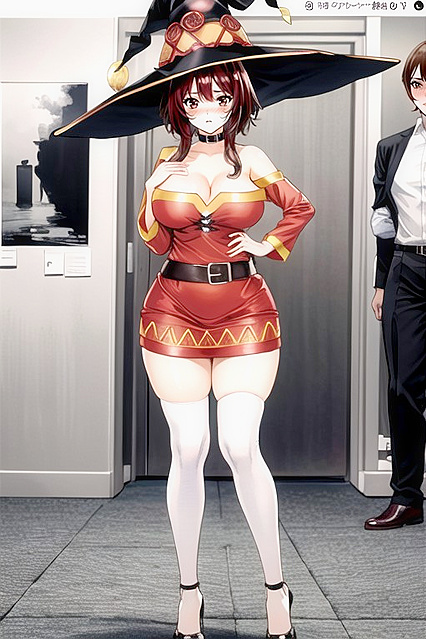 Round-Assed Beauty Scores Big in Full-Body Hentai Picture