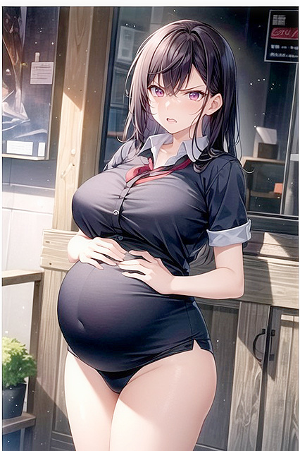 Medium Breasts Bound Behind Her Back in Softly Lit Hentai Porn