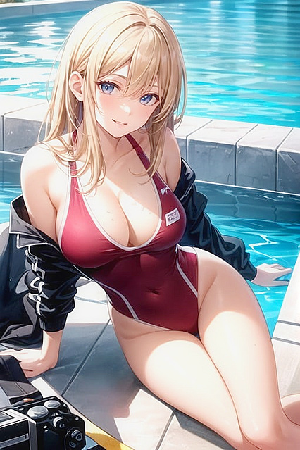 Stunning Professional Photos – Legs Spread Wide in Raw Hentai Picture