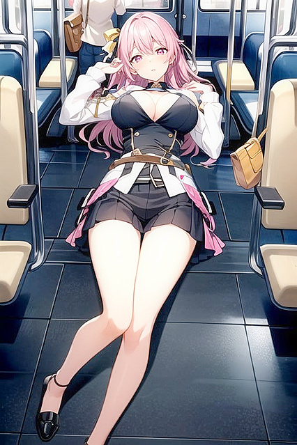 Thick-Lined Harem Fantasy in Seductive Laying Hentai Images