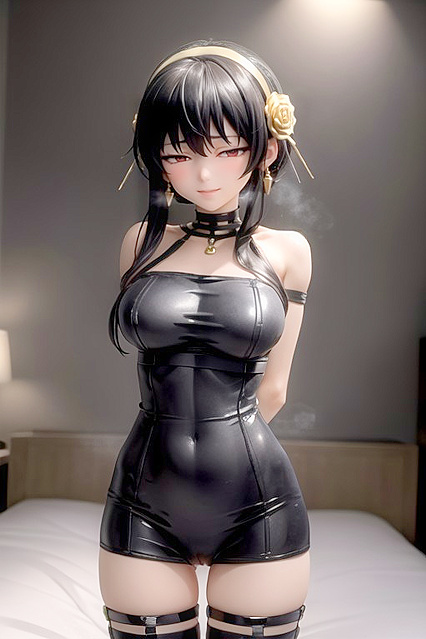 Noon hentai featuring a bobcut beauty with a large ass in steamy AI porn Images