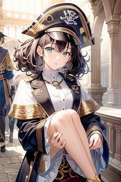 Princess Carrie's Green-Eyed Seduction in Dark-Haired Hentai Bliss