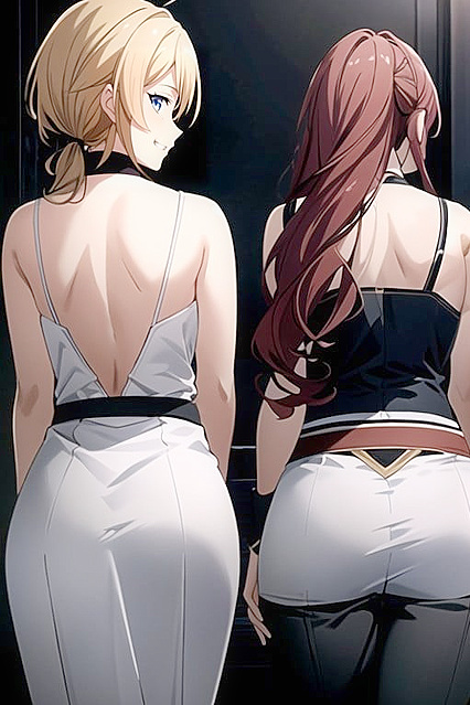 Rear View Grins in Mushoku Tensei – Seductive hentai AI porn delights