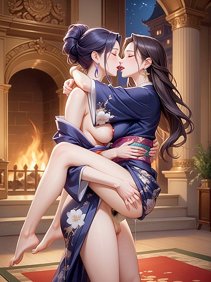 Carry Sex with Vagina Penetration and Seductive Necklace in Hentai AI Picture