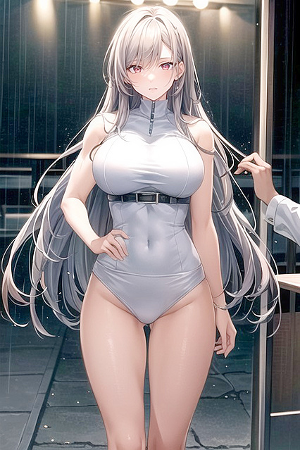 Muscular Guy Gets Rained On for  Hentai Pleasure