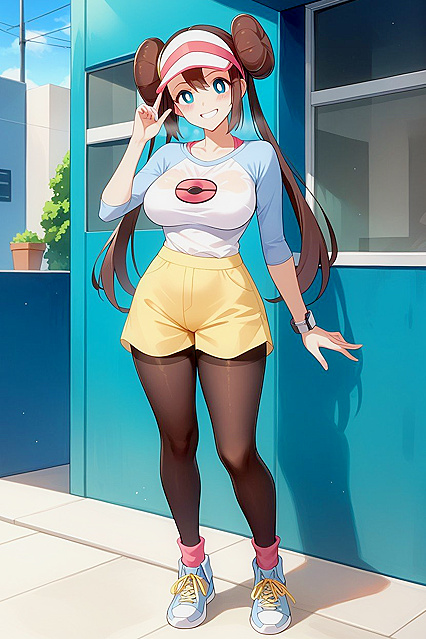 Horny Anime Girl 18+ in Yellow Shorts Gets Facial in Steaming Hentai Image