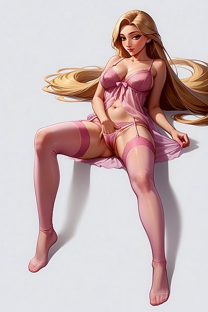 Vagina Juice Dripping Down Legs in Futa Penetration Hentai Adventures