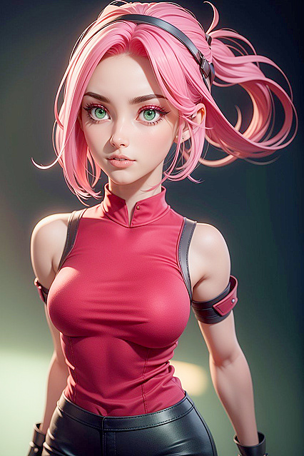 Sakura Wears Seductive Pantyhose for Full-Body Hentai Pleasure