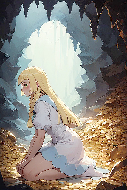 LilliePokemon Explores the Moshy Cave Room’s Hidden Treasures in Seductive Side-View Hentai'Picture
