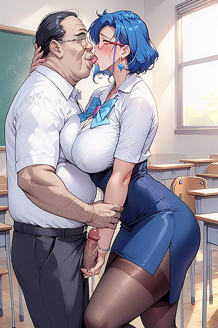 voluptuous Teacher MILF Takes Control in Steamy Hentai Images