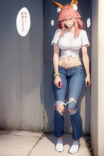 Comic Expressions and Boisterous Sounds Enhance Busty Hentai Images