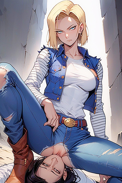 Torn Jeans and Ruined Clothes – A Scintillating Rear View Hentai Experience