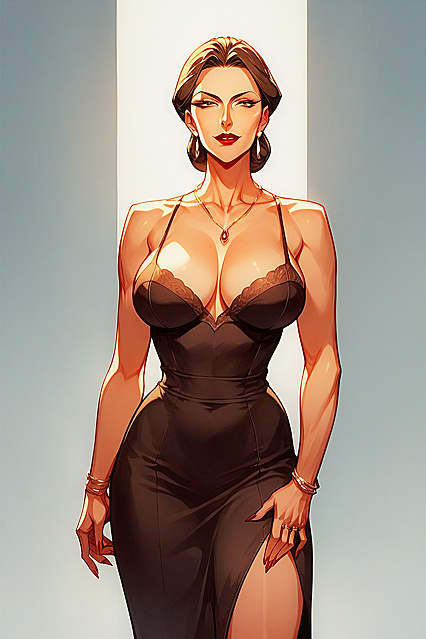 Cute Girl 18+s with Big Tits in Standing Positions for Hot Hentai Picture