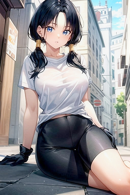 Videl from Dragon Ball Z Stars in Seductive Hentai AI Picture