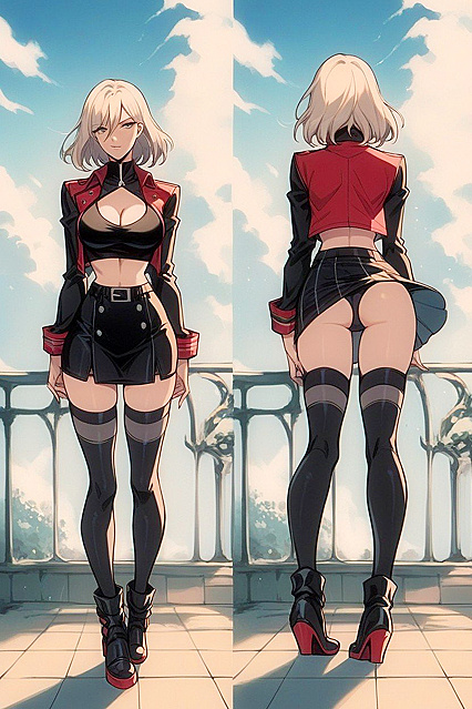 Full Body Bounce Lines – A Rear View Hentai Fantasy