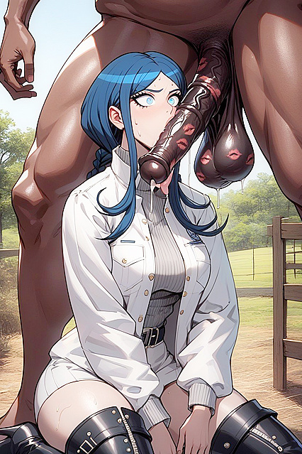 Woman with Big Eyes Enjoys Flared Cock in Steamy Hentai Picture