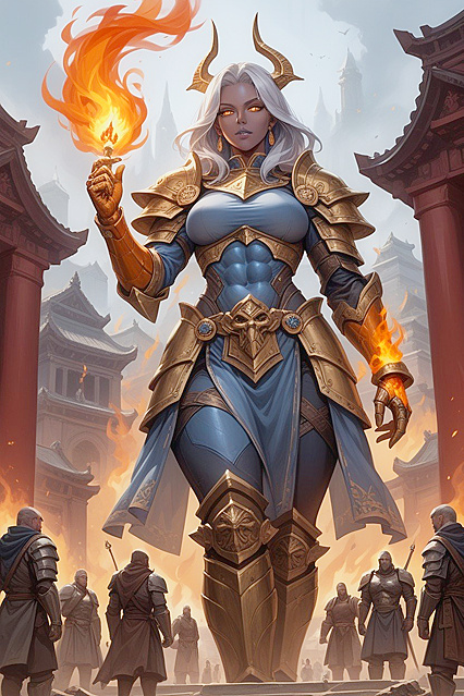Armored Glove Picture in Front of Ancient Temple hentai Adventures