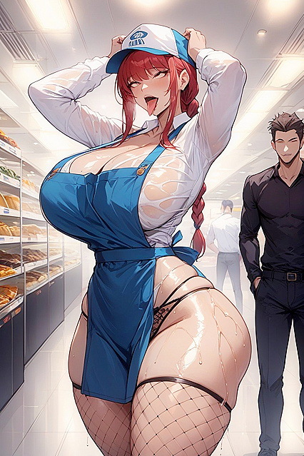 Massive Breasts and Thick Thighs in Perfect Figure Hentai Picture