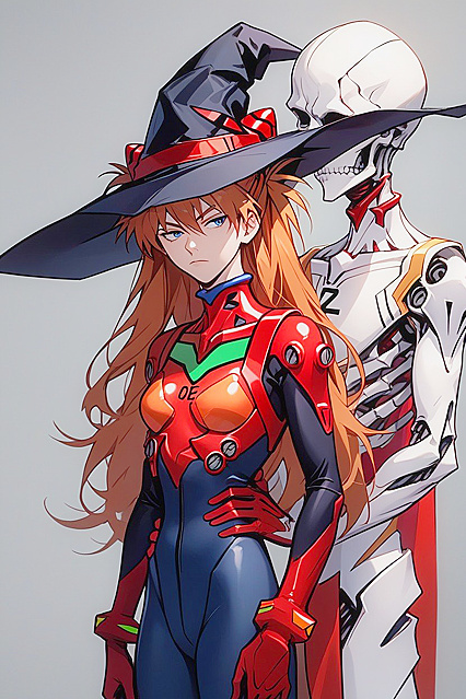 Asuka Langley Soryu from Evangelion in Ultra-Detailed Anime Erotic Images