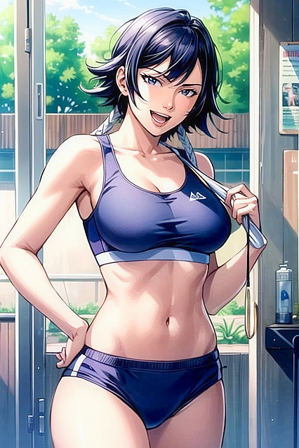 Cute Sport Bra Picture in HilariousComic Style Hentai Adventures