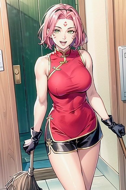Cute Girl 18+ in Sport Bra Takes on Comic Style Hentai Adventures