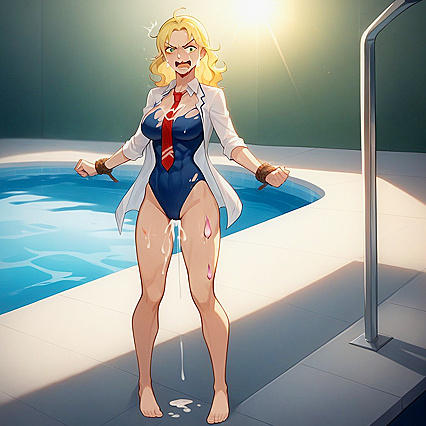 Ripped Clothes and Plump Breasts in Cinematic Hentai Picture