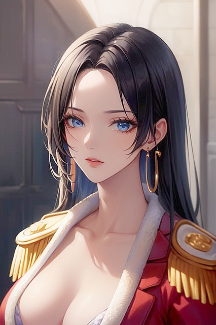 Boa Hancock from One Piece Seduces in Steamy Hentai Images