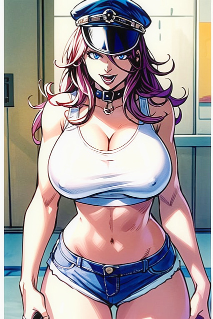 Mature Comic Character Wears Sport Bra for  Hentai Picture
