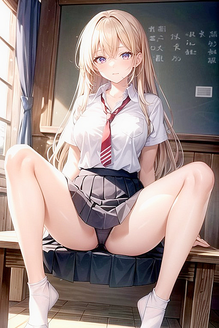 18-Year-Old in School Uniform Gets Fit for Naughty Hentai Fun