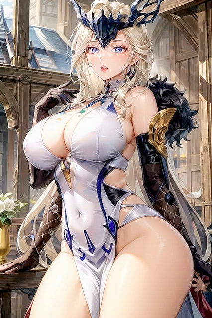 Lady from Genshin Impact Pleasures Herself in steamy Hentai AI Fantasy