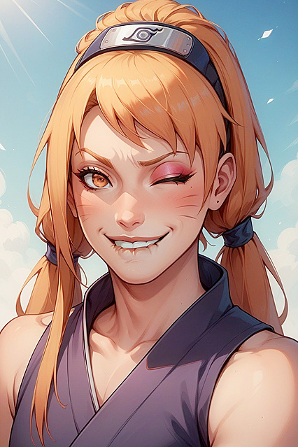 Naruto Crossdresses in Sakura's Clothes for Seductive Bites and Winks