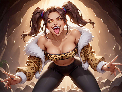 Sinister Smiles and Tiny 18+ Tits – A Busty Bottom-Up Hentai Fantasy