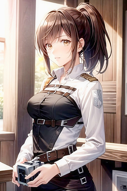 Sasha Braus from Attack on Titan Stars in Sultry Hentai AIPorn Picture