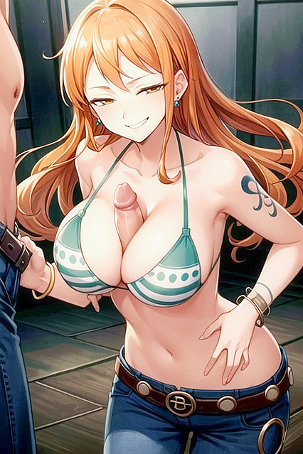 Horny Nami from One Piece Gives an  POV TitFuck in Hentai AIPorn