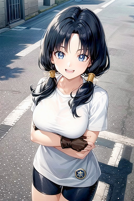 Videl from Dragon Ball Z Gets Tümbled Top-Down in Small-Ass Hentai Picture