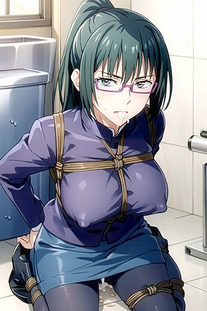 Office Worker to Drink Pee in Humiliating Toilet Image Hentai