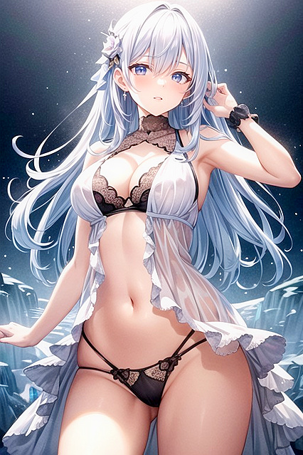 Close-Up Views of a Single Girl 18+ in Seductive Hentai Picture