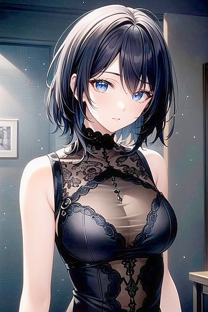 BustShot African Beauty in Sizzling Solo Hentai Picture