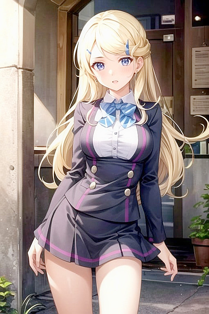 Ace Trainer from Pokémon in Steamy Hentai Picture Images